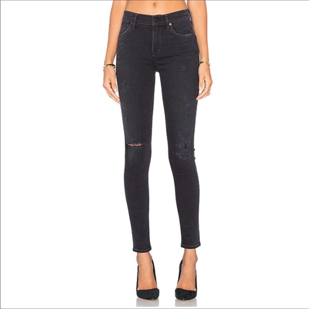 CITIZENS OF HUMANITY CoH Rocket High Rise Skinny Porter Distressed Jeans 27